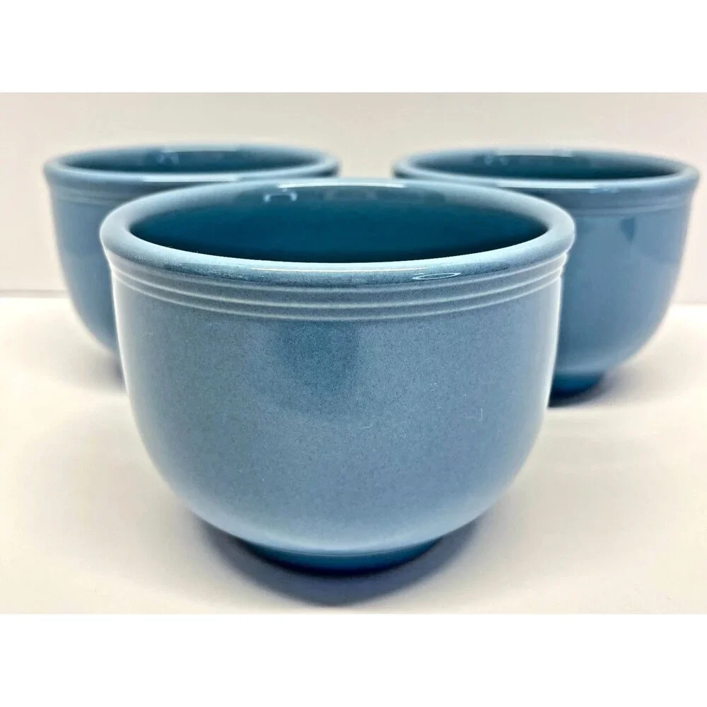Homer Laughlin Fiesta Periwinkle set of 3 4.5